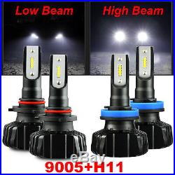 CSP 10000LM 60W 9005 H11 Headlight High/Low Beam Fog Light Cornering Bulbs White