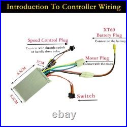 DIY Electric Bike Conversion Kit Brushless Friction Drive Motor Bicycle Booster