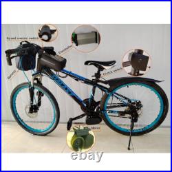 DIY Electric Bike Conversion Kit Brushless Friction Drive Motor Bicycle Booster