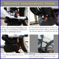 DIY Electric Bike Conversion Kit Brushless Friction Drive Motor Bicycle Booster