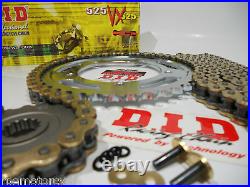 DUCATI M900'94/99 DID 525 GOLD CHAIN AND SPROCKETS KIT Premium 525 Conversion