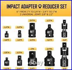 Drive Conversion Kit, 10-Piece Impact Socket Adapter