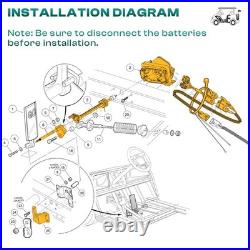 Drive-up Golf Cart Pre-MCOR to MCOR4 Conversion Kit for black silver