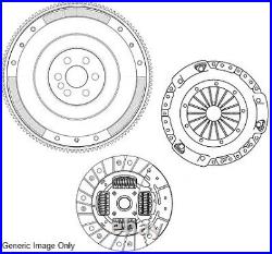 Dual to Solid Flywheel Clutch Conversion Kit fits FORD C-MAX TDCi 1.6D 07 to 10