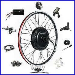 EBikeling 48V 1500W 26 Direct Drive Rear Waterproof Bicycle Conversion Kit