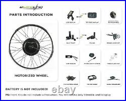 EBikeling Waterproof 48V 1200W 24 Direct Drive Front eBike Bike Conversion Kit