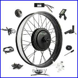 EBikeling Waterproof 48V 1200W 26 FAT Direct Drive Rear Bicycle Conversion Kit