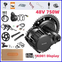 EKD01 48V750W BAFANG Electric Bicycle Conversion Kits BBS02B DIY Mid Drive Motor