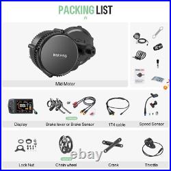 EKD01 48V750W BAFANG Electric Bicycle Conversion Kits BBS02B DIY Mid Drive Motor