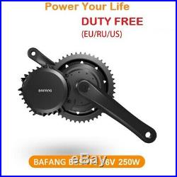 EU duty Free BBS02 36V 250W Bafang Mid Drive Kit 68mm color screen Electric Bike