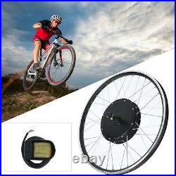 E-bike Conversion Kit With 48V 1500W Motor 26In Wheel KT-LCD5 Meter(front Drive)