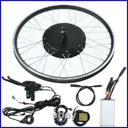 E-bike Conversion Kit With 48V 1500W Motor 26In Wheel KT-LCD5 Meter(front Drive)z
