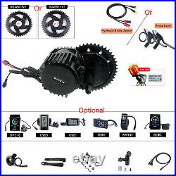 Ebike 52V1000W Bafang Mid Drive Motor Convertion Kit Accessory Replacement 68mm