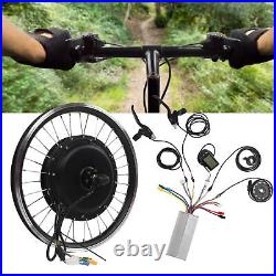 Ebike Conversion Kit 20 In Electric Bicycle 48V 1500W Rear Drive Motor Wheel Kit