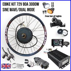 Ebike MTX39 Kit 72v 80a Controller Rear Wheel Drive Enduro Stealth Bomber Uk