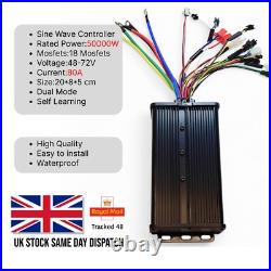 Ebike MTX39 Kit 72v 80a Controller Rear Wheel Drive Enduro Stealth Bomber Uk