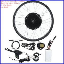 Ebike Motor Conversion Kit 72V 3000W Wheel Rim 26 Rear Drive Bicycle Refit Set