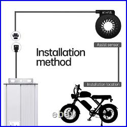 Ebike conversion kit 2OOOW 26 27.5 Rear Wheel Motor twist throttle LCD Display Ebike conversion kit 2OOOW 26 27.5 Rear Wheel Motor twist throttle LCD Display