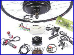 Ebikeling 48V 1200W 26 Direct Drive Front Rear Electric Bicycle Conversion Kit