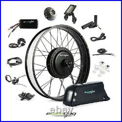 Ebikeling WP 48V 1200W 26 FAT Direct Drive Front Rear Conversion Kit WithBattery
