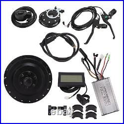 Electric Bicycle Rear Wheel Conversion Kit 48V 500W Rear Drive Motor LCD3