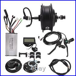 Electric Bicycle Rear Wheel Conversion Kit 48V 500W Rear Drive Motor LCD3