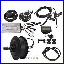 Electric Bicycle Rear Wheel Conversion Kit 48V 500W Rear Drive Motor LCD3
