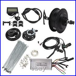 Electric Bicycle Rear Wheel Conversion Kit 48V 500W Rear Drive Motor LCD3