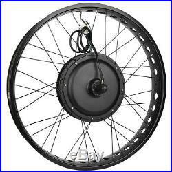 Electric Bike 48V 1000W Hub Motor Conversion Kit Wheel 26x4 inch Rear drive