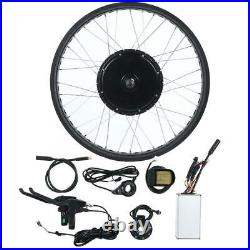 Electric Bike 48V/72V 1000-3000W Hub Motor Rear Wheel Conversion Kit 20''-26''T