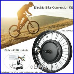 Electric Bike Conversion Kit 48V 1000W 20''Front/Rear Wheel With Meter EBike Motor
