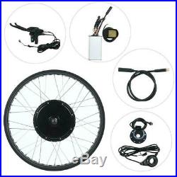 Electric Bike Conversion Kits with 72V 3000W Motor 26 inch Wheel LCD5 Meter
