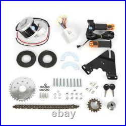 Electric Bike Left Side Drive Motor Twist Kit Mountain Bike Conversion 250W 24V