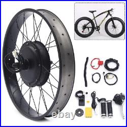 Fat Electric Bike Conversion Kit Hub Motor 48V Snow Wheel fit 4.0 Tyre 1500W
