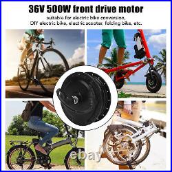 (For 20in Rim Spokes) Bicycle Conversion Kit 36V 500W Front Drive
