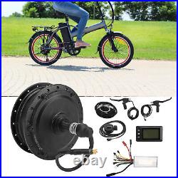 (For 20in Rim Spokes)Electric Bike Conversion Kit 36V 500W Rear Wheel Drive