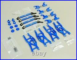 GPM For Traxxas Maxx 4S Wide Suspension & Drive Shaft Kit BLUE Aluminum