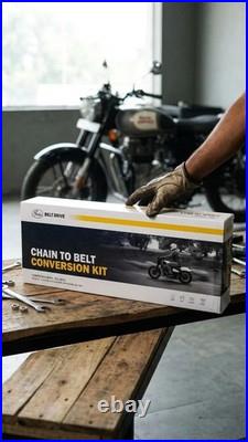 Gates Belt Drive Chain to belt Conversion Kit For Royal Enfield Meteor 350