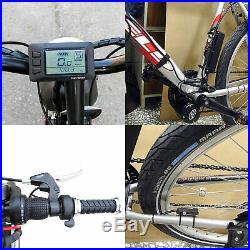 Geared Torque Sensor Mid-Drive Kit eBike LCD Display 36V 350W Conversion Kit