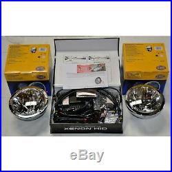HELLA RALLYE FF4000 COMPACT CHROME DRIVING SPOT LIGHTS With 70W HID CONVERSION KIT