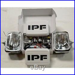 IPF 800 RECTANGLE DRIVING SPOT LIGHTS With 55W HID CONVERSION KIT + WIRING/COVERS