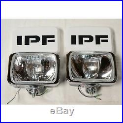 IPF 800 RECTANGLE DRIVING SPOT LIGHTS With 55W HID CONVERSION KIT + WIRING/COVERS