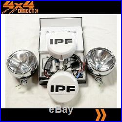 IPF 900 ROUND DRIVING SPOT LIGHTS With 70W HID CONVERSION KIT + WIRING/COVERS