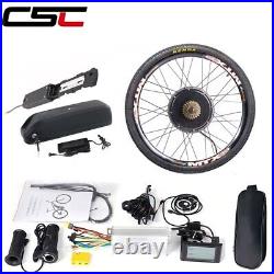 In UK MTX Electric Bike Conversion Kit Direct Drive Hub Motor 15OOW 18AH Battery
