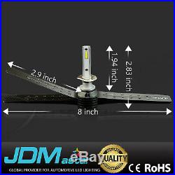 JDM ASTAR 2x High Power 6S 8000LM H1 LED Headlight Low Beam Bulbs 6500K White