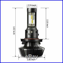 JDM ASTAR 7000LM 8TH H13 9008 6000K White LED Headlight Conversion Bulbs Lamps