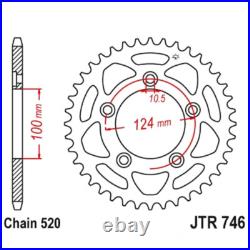 JT 520 X1R3 Chain Drive Conversion Kit 15/46 Teeth Ducati Scrambler Sport Pro 2