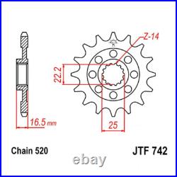 JT 520 X1R3 Chain Drive Conversion Kit 15/46 Teeth Ducati Scrambler Sport Pro 2