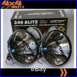 LIGHTFORCE 240 BLITZ DRIVING SPOT LIGHTS With AFTERMARKET 55W HID CONVERSION KIT