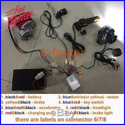 L-Faster 24V36V250W Electric Conversion Kit For Common Bike Left Chain Drive Cus